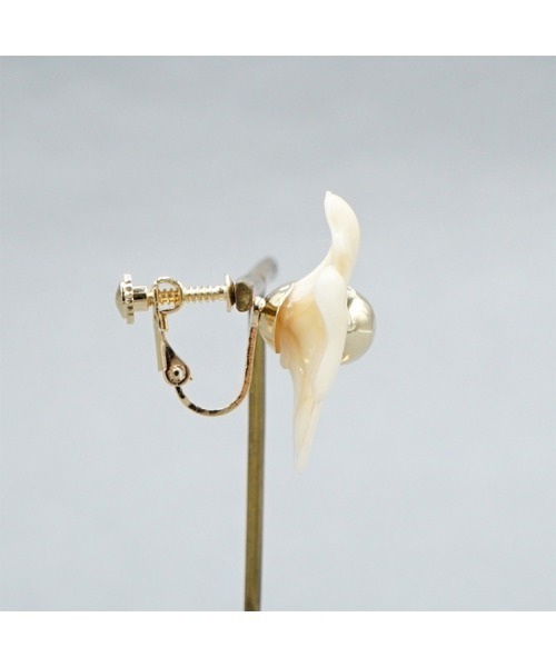 flower（フラワー）の「ピュアブルームイヤリング（イヤリング・レディース・アイボリー/ピンク・FREE）」の11枚目の写真