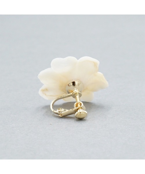 flower（フラワー）の「ピュアブルームイヤリング（イヤリング・レディース・アイボリー/ピンク・FREE）」の6枚目の写真