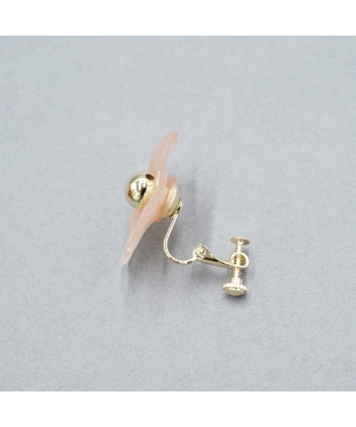 flower（フラワー）の「ピュアブルームイヤリング（イヤリング・レディース・アイボリー/ピンク・FREE）」の5枚目の写真