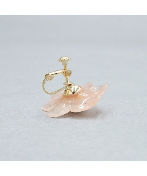 flower（フラワー）の「ピュアブルームイヤリング（イヤリング・レディース・アイボリー/ピンク・FREE）」の14枚目の写真