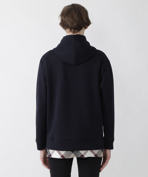 ブルーレーベル クレストブリッジ　フーディ パーカー　黒 BLACK LABEL CRESTBRIDGE（ブラックレーベル・クレストブリッジ）の