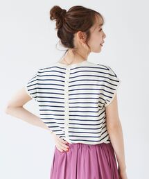 le.coeur blanc | バックパール付きニットプルオーバー(ニット/セーター)