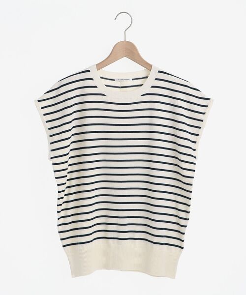 le.coeur blanc（ルクールブラン）の「バックパール付きニットプルオーバー（ニット/セーター・レディース・オフホワイト/ホワイト系その他/マスタード/ブラック系その他・38）」の5枚目の写真