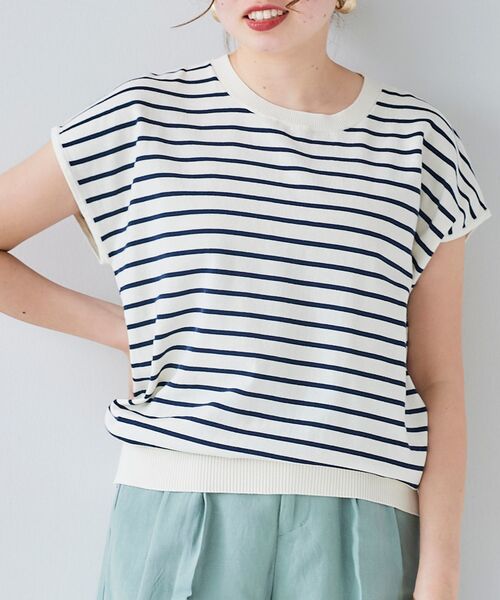 le.coeur blanc（ルクールブラン）の「バックパール付きニットプルオーバー（ニット/セーター・レディース・オフホワイト/ホワイト系その他/マスタード/ブラック系その他・38）」の10枚目の写真