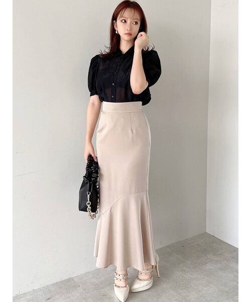 RESEXXY（リゼクシー）の「アシンメトリーマーメイドスカート（スカート・レディース・その他1/ピンク/ベージュ・FREE）」の5枚目の写真