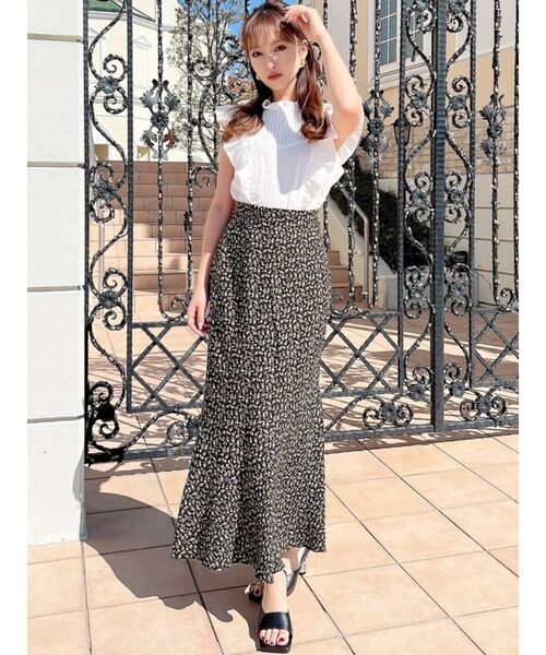 RESEXXY（リゼクシー）の「アシンメトリーマーメイドスカート（スカート・レディース・その他1/ピンク/ベージュ・FREE）」の8枚目の写真