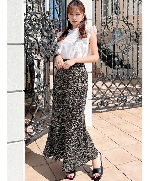 RESEXXY（リゼクシー）の「アシンメトリーマーメイドスカート（スカート・レディース・その他1/ピンク/ベージュ・FREE）」の9枚目の写真