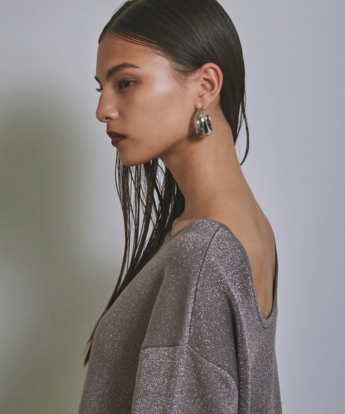 MIELI INVARIANT（ミエリインヴァリアント）の「Round Wide Form Pierce（ピアス（両耳用）・レディース・シルバー/ゴールド・FREE）」の16枚目の写真