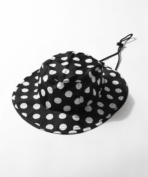 ZIP FIVE(ジップファイブ)の「【loot box】 転写プリント撥水アウトドアフェスハット/サファリハット(ハット・レディース・マスタード/ホワイト系/ホワイト系1/ブラック系/ブラック系1/ブラック系2/グレー系/ベージュ系/ネイビー系/ネイビー系2/ネイビー系3/イエロー系/イエロー系1/ピンク系/レッド系/ワイン系/オレンジ系/オレンジ系1/ネイビー系1・FREE)」の6枚目の写真