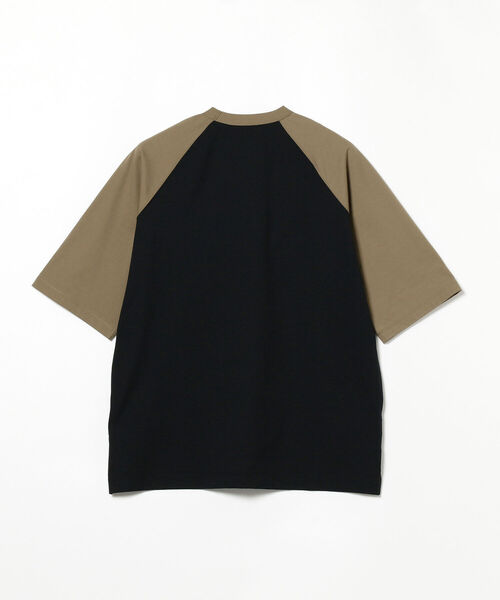 BEAMS LIGHTS（ビームスライツ）の「BEAMS LIGHTS / ハイパーヘリックス ベースボール Tシャツ（Tシャツ/カットソー・メンズ・ブラック/カーキ・SMALL/MEDIUM/LARGE）」の4枚目の写真