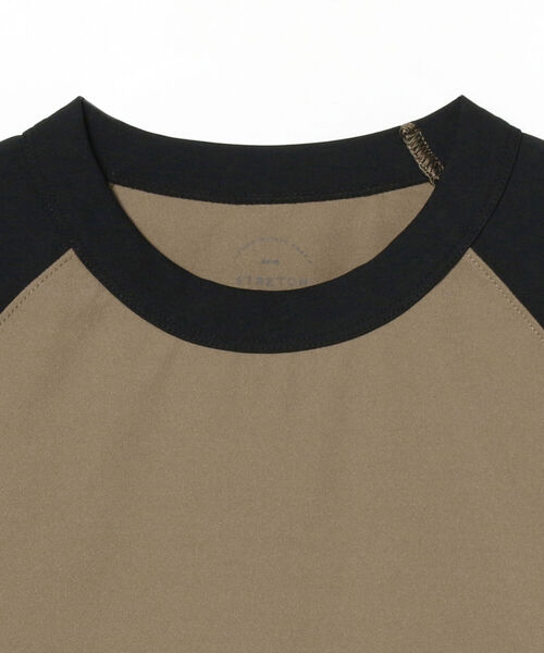 BEAMS LIGHTS（ビームスライツ）の「BEAMS LIGHTS / ハイパーヘリックス ベースボール Tシャツ（Tシャツ/カットソー・メンズ・ブラック/カーキ・SMALL/MEDIUM/LARGE）」の7枚目の写真