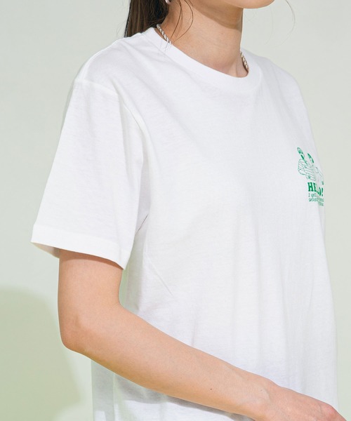 bohmal(ボマール)の「【@kanakoillustrator×bohmalコラボ】プリントTシャツ(Tシャツ/カットソー・レディース・ホワイト/ネイビー/ピンク/ホワイト系/ブラック系/ピンク系・MEDIUM/X-LARGE)」の16枚目の写真