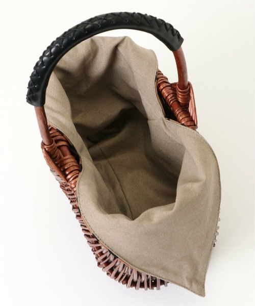 notch.（ノッチ）の「One Handle Basket S（かごバッグ・レディース・ブラウン・ONESIZE）」の9枚目の写真