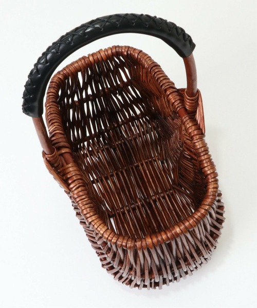 notch.（ノッチ）の「One Handle Basket S（かごバッグ・レディース・ブラウン・ONESIZE）」の7枚目の写真