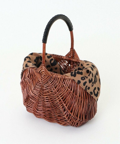 notch.（ノッチ）の「One Handle Basket S（かごバッグ・レディース・ブラウン・ONESIZE）」の15枚目の写真