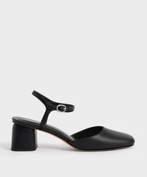 CHARLES & KEITH | ラウンドトウ アンクルストラップパンプス / Round Toe Ankle-Strap Pumps(パンプス)
