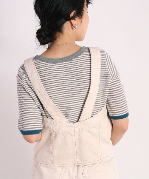 cepo（セポ）の「デニムビスチェ　セットアップ可能（ベスト・レディース・オフホワイト/ブルー系2/ブルー系3・M）」の18枚目の写真