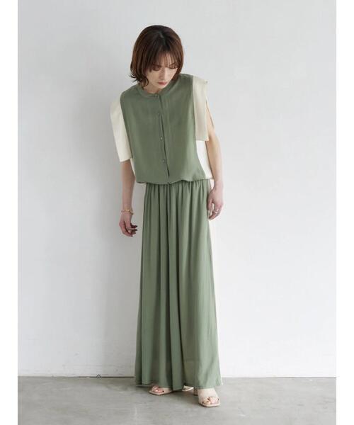 rem closet（レムクローゼット）の「バイカラー2wayスカンツ（その他パンツ・レディース・ミント・FREE）」の10枚目の写真