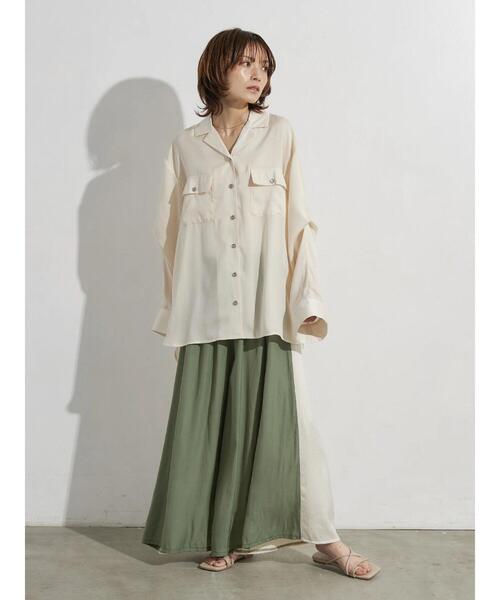 rem closet（レムクローゼット）の「バイカラー2wayスカンツ（その他パンツ・レディース・ミント・FREE）」の8枚目の写真