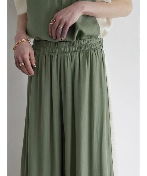 rem closet（レムクローゼット）の「バイカラー2wayスカンツ（その他パンツ・レディース・ミント・FREE）」の15枚目の写真