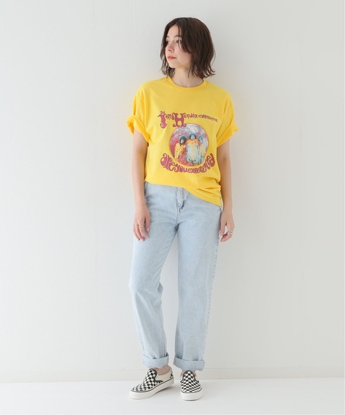 JOINT WORKS(ジョイントワークス)の「【BLUESCENTRIC/ブルースセントリック】JIMI HENDRIX ARE YOU EXPERI(Tシャツ/カットソー・レディース・ブラック/イエロー・MEDIUM)」の8枚目の写真
