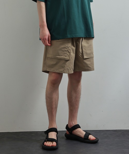 JUNRED(ジュンレッド)の「GERRYミリタリーショートパンツ(カーゴパンツ・メンズ・ベージュ/ブラック/カーキ・M/L)」の7枚目の写真
