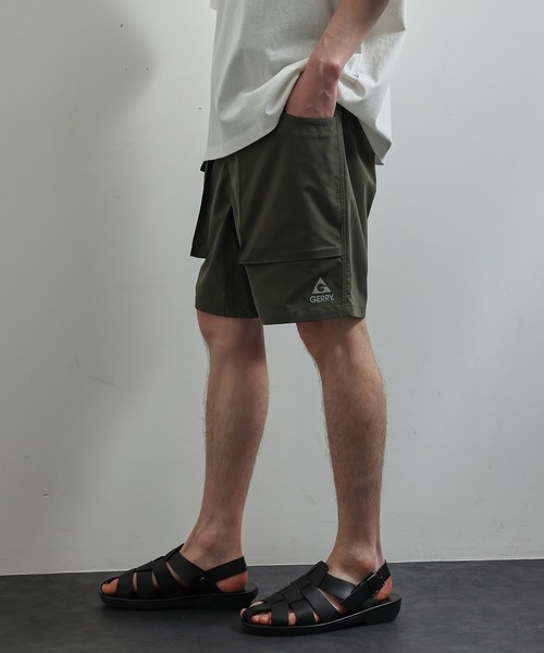 JUNRED(ジュンレッド)の「GERRYミリタリーショートパンツ(カーゴパンツ・メンズ・ベージュ/ブラック/カーキ・M/L)」の8枚目の写真