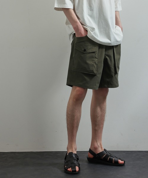 JUNRED(ジュンレッド)の「GERRYミリタリーショートパンツ(カーゴパンツ・メンズ・ベージュ/ブラック/カーキ・M/L)」の9枚目の写真