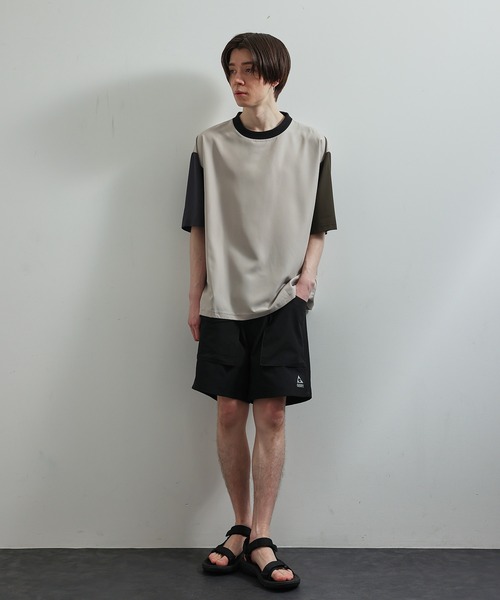 JUNRED(ジュンレッド)の「GERRYミリタリーショートパンツ(カーゴパンツ・メンズ・ベージュ/ブラック/カーキ・M/L)」の10枚目の写真