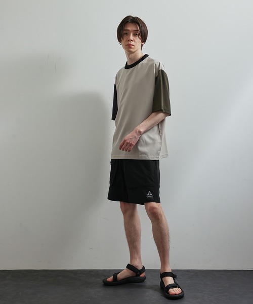 JUNRED(ジュンレッド)の「GERRYミリタリーショートパンツ(カーゴパンツ・メンズ・ベージュ/ブラック/カーキ・M/L)」の11枚目の写真