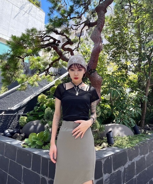 スカート Tallinn Asymmetry Long Skirt 新色】Tallinn Asymmetry Long Skirt