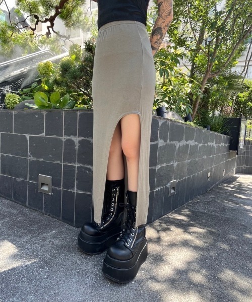 スカート Tallinn Asymmetry Long Skirt 新色】Tallinn Asymmetry Long Skirt