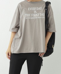 OUVRAGE CLASSE | オーバーサイズロゴTシャツ(Tシャツ/カットソー)