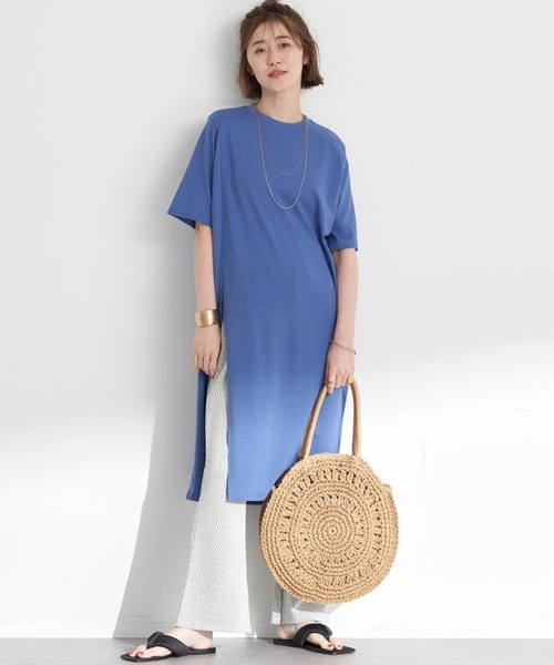 セール スリットカットソーワンピース ワンピース Earth Music Ecology アースミュージックアンドエコロジー のファッション通販 Zozotown