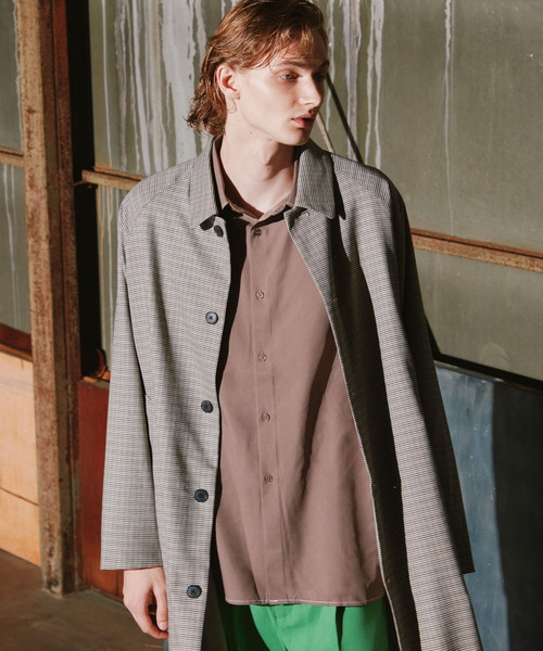 SENSE OF PLACE by URBAN RESEARCH（センスオブプレイスバイアーバンリサーチ）の「ステンカラーコート（ステンカラーコート・メンズ・ライトベージュ/ブラック/ブラウン/ベージュ・MEDIUM/LARGE）」の11枚目の写真