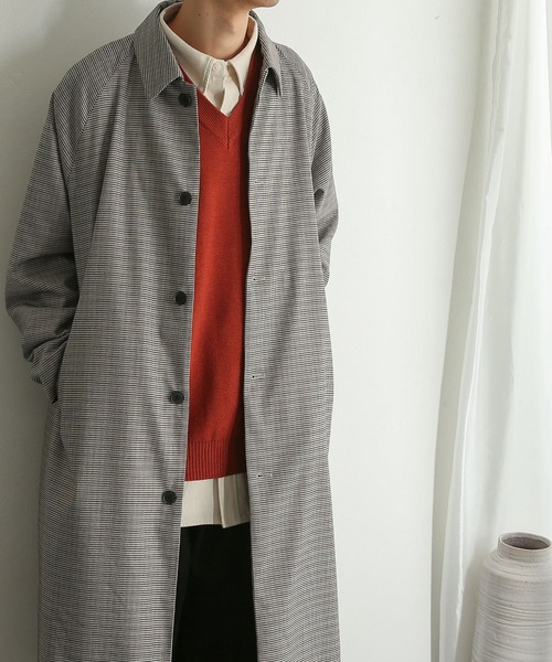 SENSE OF PLACE by URBAN RESEARCH（センスオブプレイスバイアーバンリサーチ）の「ステンカラーコート（ステンカラーコート・メンズ・ライトベージュ/ブラック/ブラウン/ベージュ・MEDIUM/LARGE）」の19枚目の写真