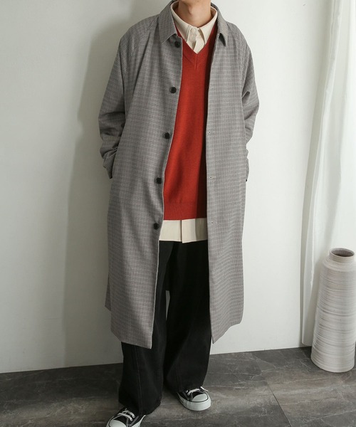 SENSE OF PLACE by URBAN RESEARCH（センスオブプレイスバイアーバンリサーチ）の「ステンカラーコート（ステンカラーコート・メンズ・ライトベージュ/ブラック/ブラウン/ベージュ・MEDIUM/LARGE）」の5枚目の写真