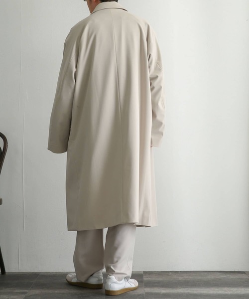 SENSE OF PLACE by URBAN RESEARCH（センスオブプレイスバイアーバンリサーチ）の「ステンカラーコート（ステンカラーコート・メンズ・ライトベージュ/ブラック/ブラウン/ベージュ・MEDIUM/LARGE）」の10枚目の写真