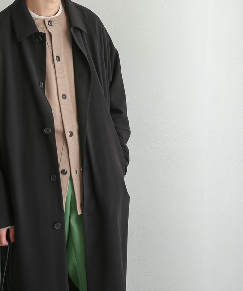 SENSE OF PLACE by URBAN RESEARCH（センスオブプレイスバイアーバンリサーチ）の「ステンカラーコート（ステンカラーコート・メンズ・ライトベージュ/ブラック/ブラウン/ベージュ・MEDIUM/LARGE）」の18枚目の写真