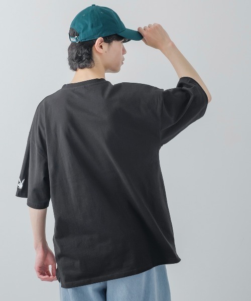 PLAYBOY（プレイボーイ）の「【PLAYBOY】ラビットヘッド 刺繍 ポケット 半袖Tシャツ（Tシャツ/カットソー・メンズ・ホワイト系その他/ブラック/ホワイト/ブラック系その他・LARGE/X-LARGE/MEDIUM）」の20枚目の写真