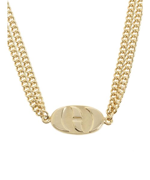 EMODA（エモダ）の「ミニマルロゴチェーンネックレス（ネックレス・レディース・シルバー/ゴールド・FREE）」の4枚目の写真