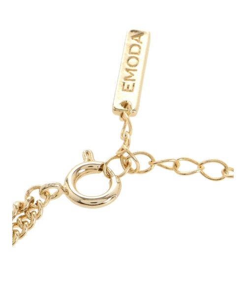 EMODA（エモダ）の「ミニマルロゴチェーンネックレス（ネックレス・レディース・シルバー/ゴールド・FREE）」の8枚目の写真