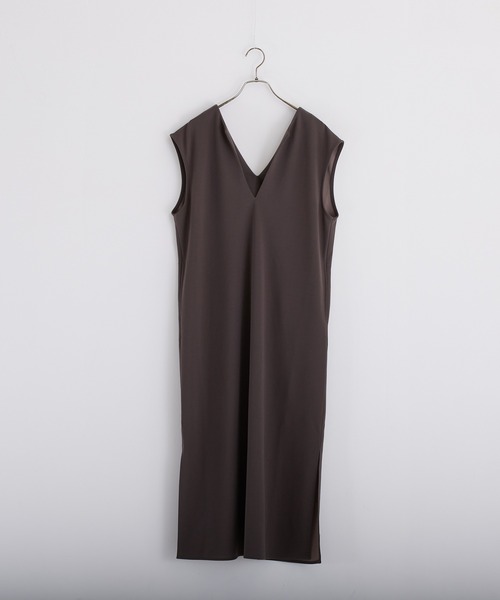 PAPAVER（パパヴェル）の「【PAPAVER】ジョーゼットポンチキーネック（ワンピース・レディース・ブラック/ブラウン/グレー・MEDIUM）」の10枚目の写真