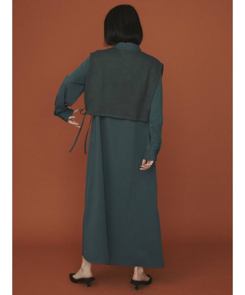 COTORICA（コトリカ）の「コンビネーションケープワンピース（ワンピース・レディース・ブラック/ベージュ/グリーン・FREE）」の17枚目の写真