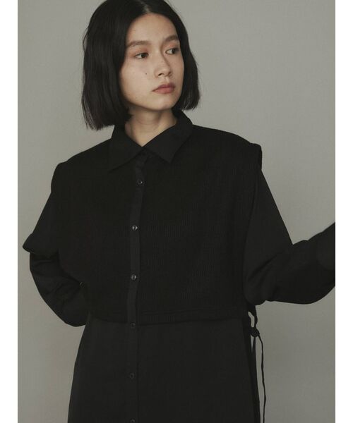 COTORICA（コトリカ）の「コンビネーションケープワンピース（ワンピース・レディース・ブラック/ベージュ/グリーン・FREE）」の15枚目の写真