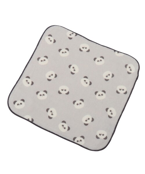 SHOO・LA・RUE（シューラルー）の「◆【シューラズー】タオルハンカチ（アニマル総柄）（ハンカチ/ハンドタオル・レディース・ライトグレー/ベビーピンク/サックスブルー・00）」の4枚目の写真