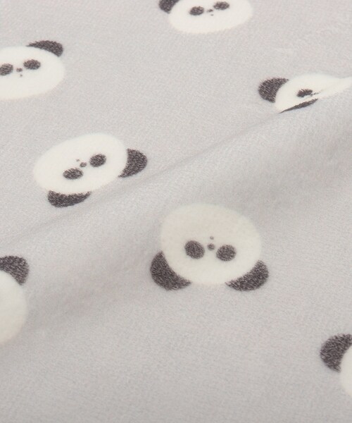 SHOO・LA・RUE（シューラルー）の「◆【シューラズー】タオルハンカチ（アニマル総柄）（ハンカチ/ハンドタオル・レディース・ライトグレー/ベビーピンク/サックスブルー・00）」の6枚目の写真