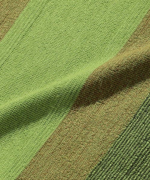 BEAMS PLUS（ビームスプラス）の「BEAMS PLUS / ストライプ ニット ポロシャツ（ポロシャツ・メンズ・グリーン/ブラウン/グレー/ネイビー・S/M/L/XL）」の21枚目の写真