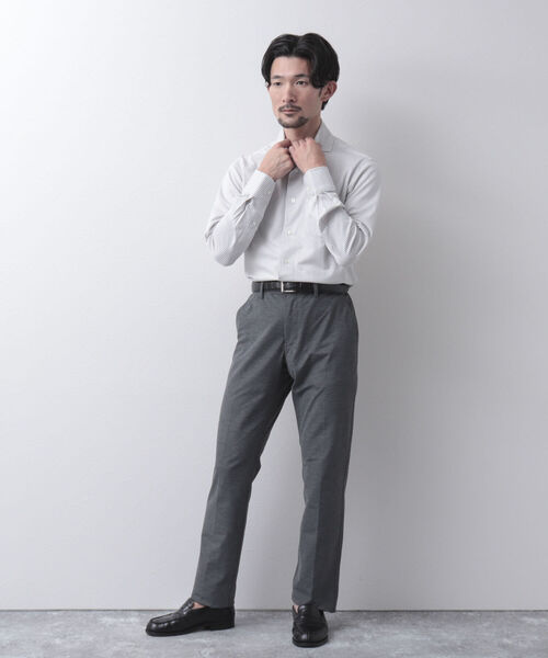 NOLLEY'S goodman（ノーリーズグッドマン）の「HGカノコ ストレッチ ドレスシャツ 無地 ストライプ ビジネスシャツ（ビジネスシャツ・メンズ・ライトブルー/ブルー系その他7/ホワイト/ブラック系その他・S/L/XL/M）」の13枚目の写真