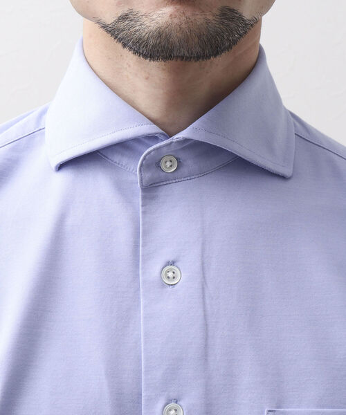 NOLLEY'S goodman（ノーリーズグッドマン）の「HGカノコ ストレッチ ドレスシャツ 無地 ストライプ ビジネスシャツ（ビジネスシャツ・メンズ・ライトブルー/ブルー系その他7/ホワイト/ブラック系その他・S/L/XL/M）」の14枚目の写真